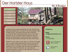 Tablet Screenshot of derhartzlerhaus.com